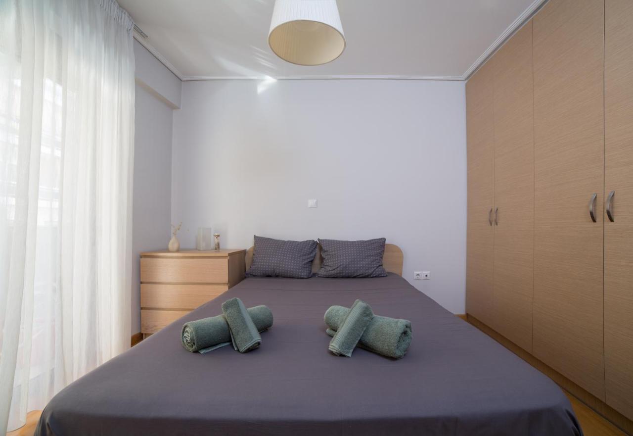 Lovely New Βuild Flat Near Metro - Free Parking Atenas Exterior foto