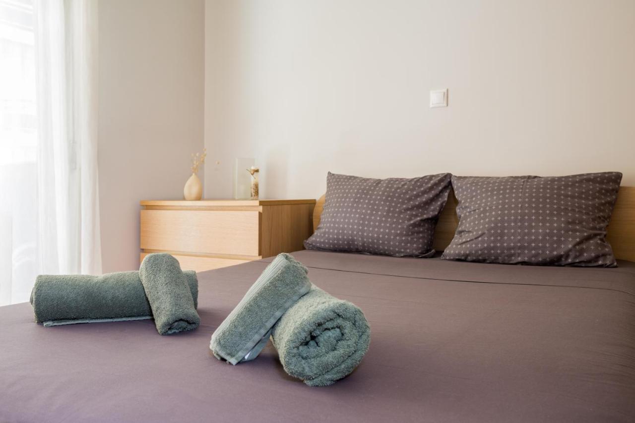 Lovely New Βuild Flat Near Metro - Free Parking Atenas Exterior foto